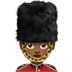 💂🏾‍♀️ woman guard: medium-dark skin tone display on Apple